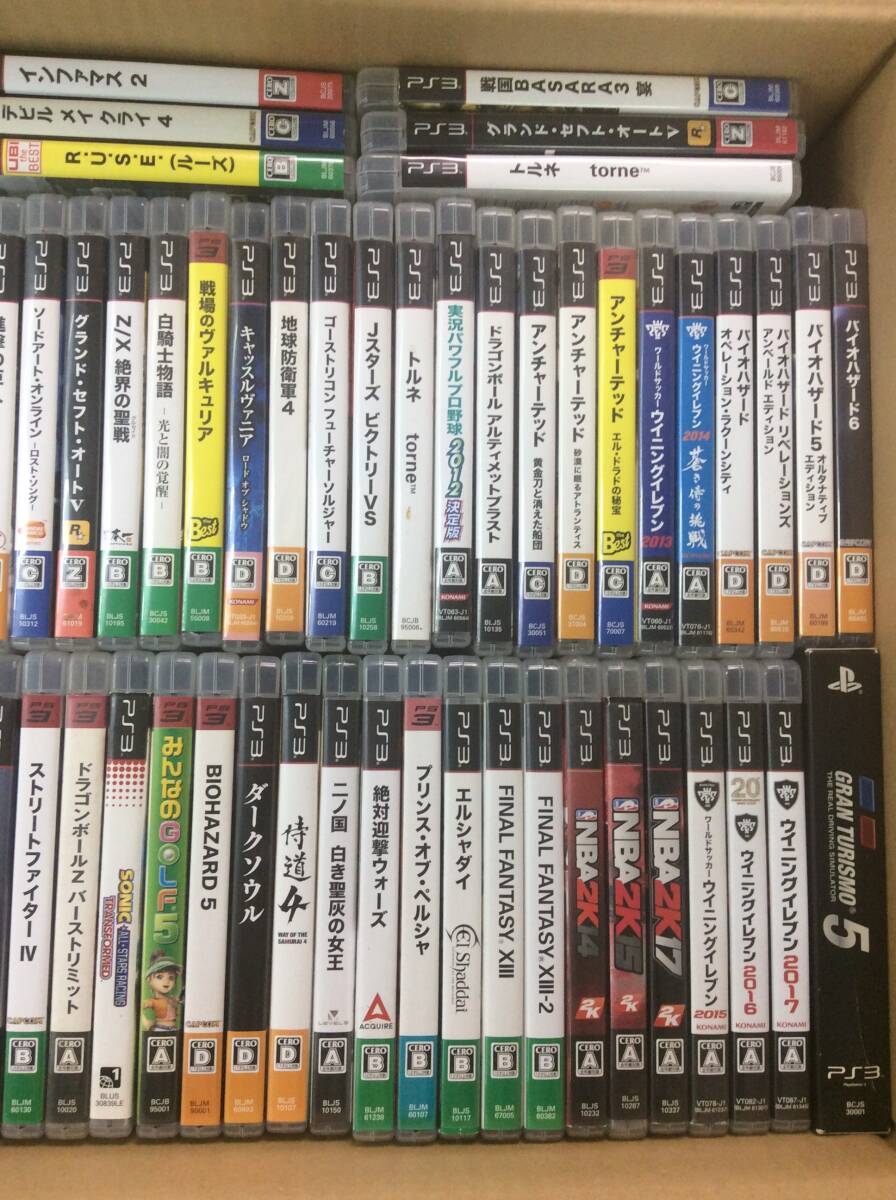 【GC515/120/0】ジャンク★PS3ソフト★合計80本前後★BIOHAZARD/絶対迎撃ウォーズ/テイルズ/龍が如く/グラセフ/ワンダと巨像/ダークソウル/_画像3