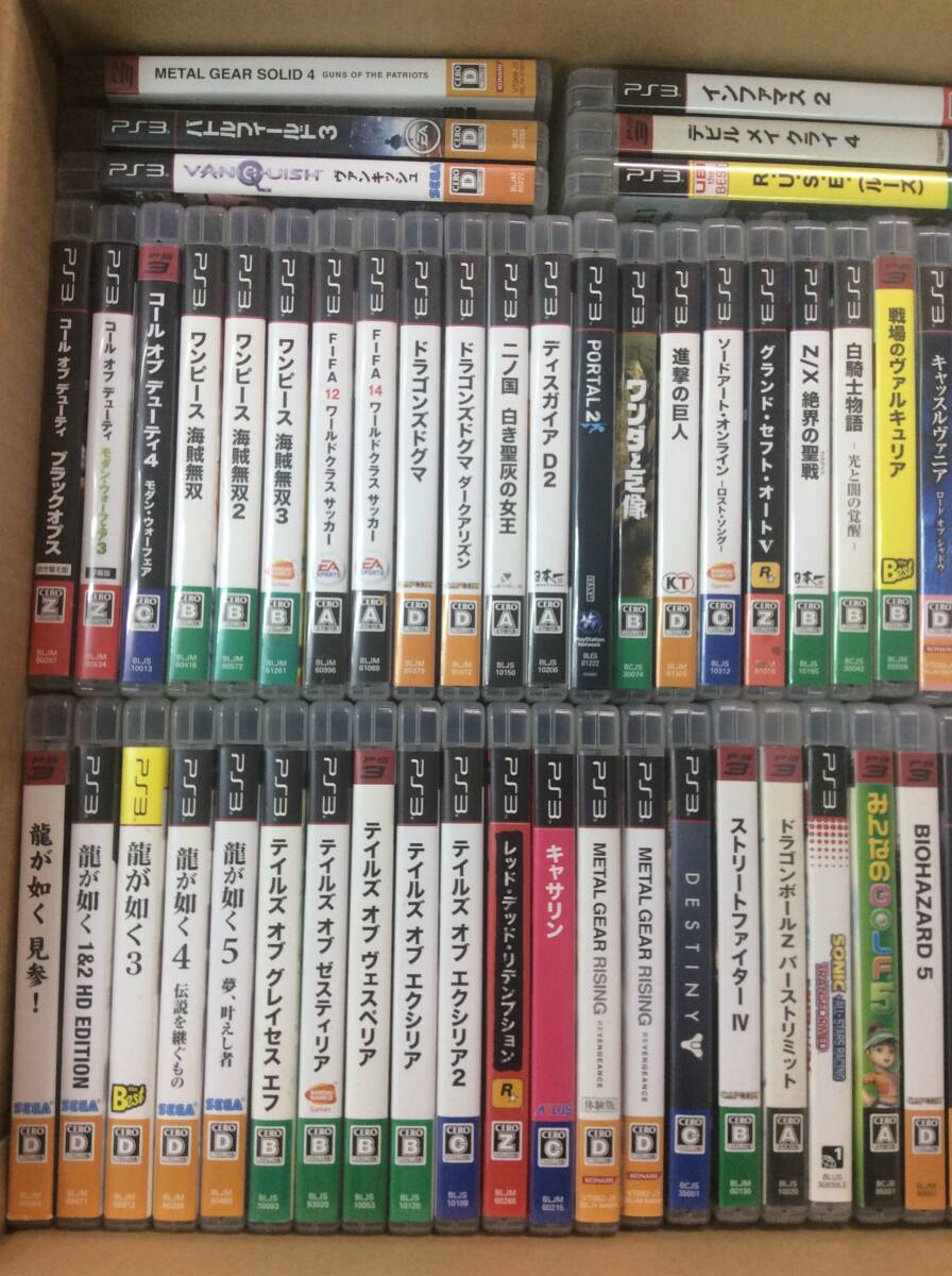 【GC515/120/0】ジャンク★PS3ソフト★合計80本前後★BIOHAZARD/絶対迎撃ウォーズ/テイルズ/龍が如く/グラセフ/ワンダと巨像/ダークソウル/_画像2