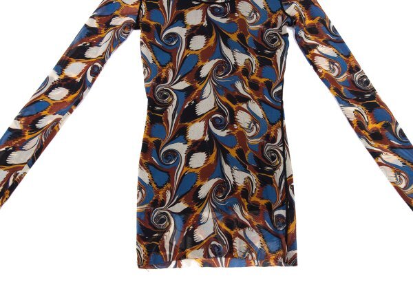  Jean-Paul Gaultier soleil Jean Paul GAULTIER SOLEIL носорог ke принт энергия сеть cut and sewn мульти- M [ женский ]