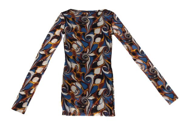  Jean-Paul Gaultier soleil Jean Paul GAULTIER SOLEIL носорог ke принт энергия сеть cut and sewn мульти- M [ женский ]