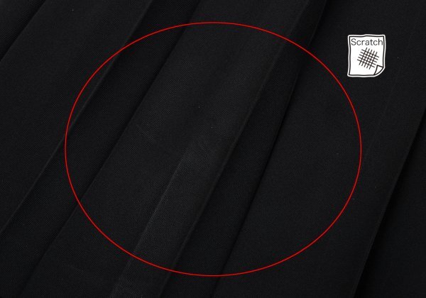 アツロウタヤマATSURO TAYAMA ポリプリーツフロントボタンストラップスカート 黒M位 【レディース】_画像8