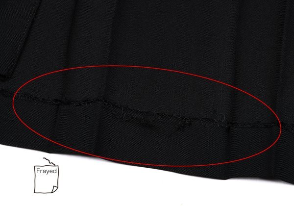 アツロウタヤマATSURO TAYAMA ポリプリーツフロントボタンストラップスカート 黒M位 【レディース】_画像10