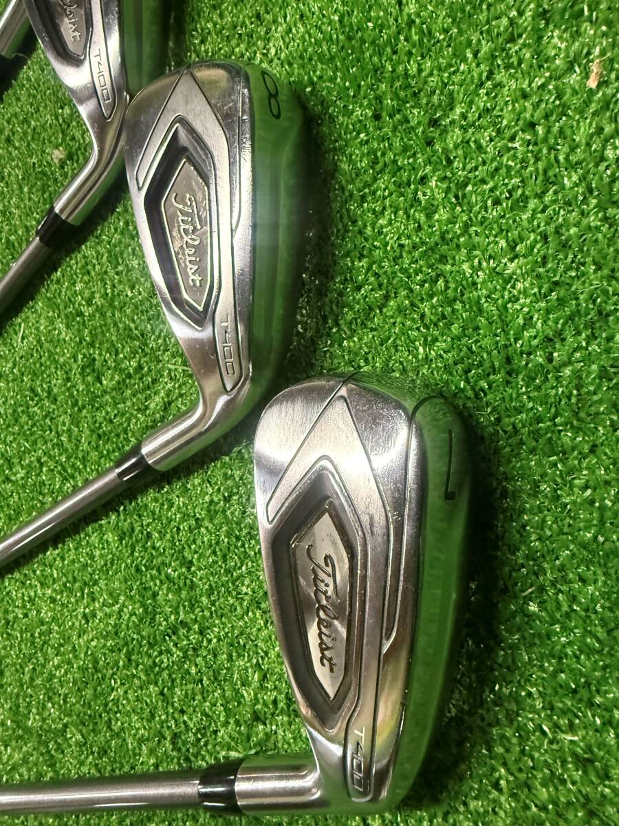 タイトリスト　Ｔ４００　中古セット 7 8 9 P 43 49 55 七本セット_画像5
