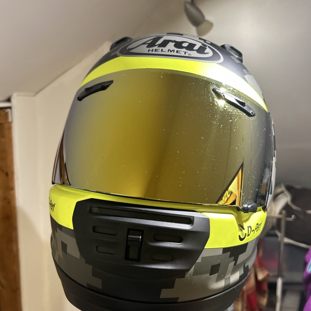 アライArai Rpide-IR mimeticヘルメット デジカモ Lサイズ_画像3