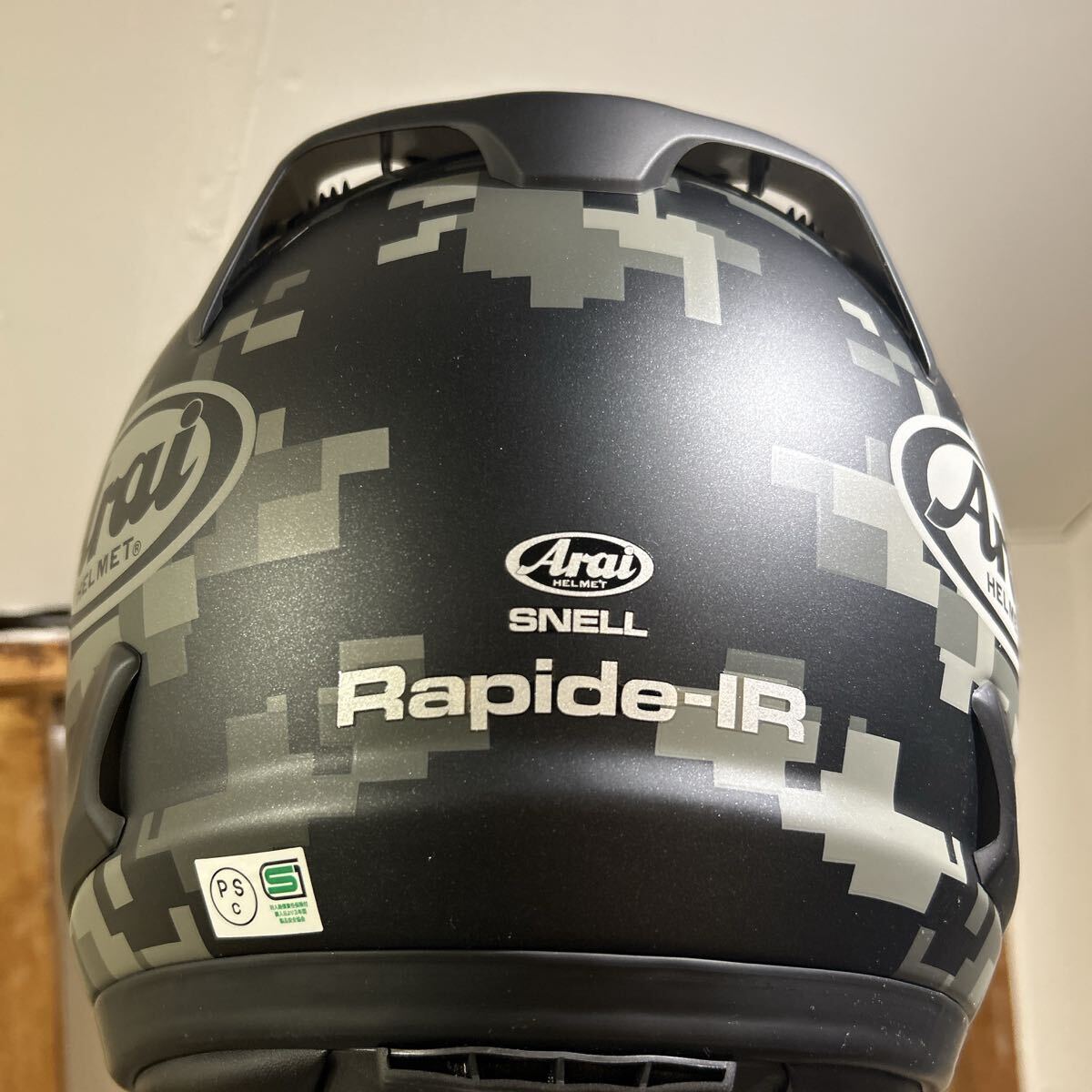 アライArai Rpide-IR mimeticヘルメット デジカモ Lサイズ_画像6