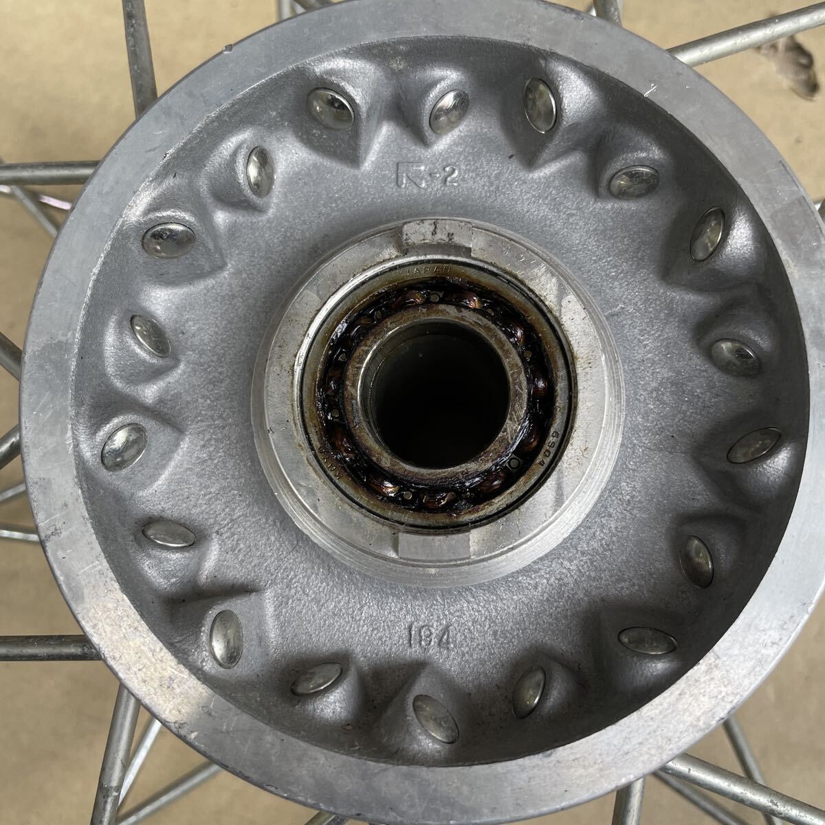 ヤマハwr250f フロントホイール中古品yz125x/250x 21×1.60_画像3