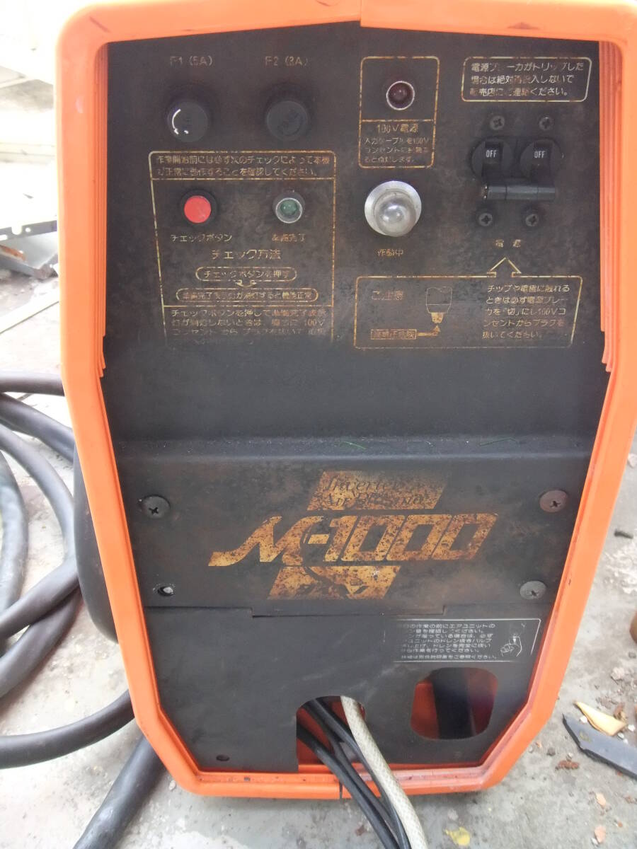 ★ダイヘンM-1000エアプラズマカッター修復整備済み★コンプレッサー内蔵100V仕様_画像2