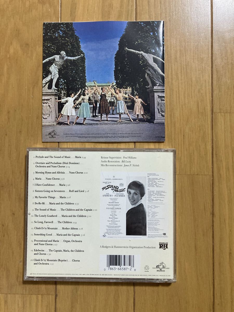 ○ 《輸入盤》サントラ『サウンド・オブ・ミュージック（THE SOUND OF MUSIC）』CD_画像2