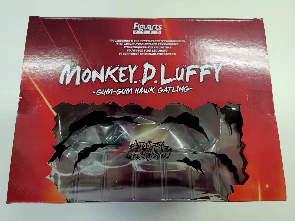 新品 未開封 FiguartsZERO [超激戦] モンキー・D・ルフィ -ゴムゴムの鷹銃乱打- ワンピース_画像2