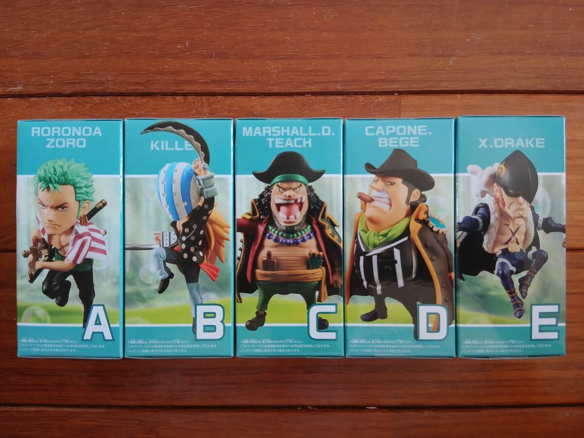 ワンピース ワールドコレクタブルフィギュア シャボンディ諸島 最悪の世代2 5種セット_画像2