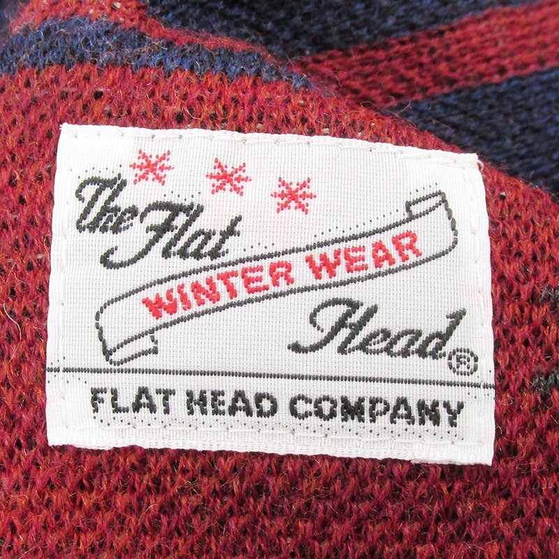 FO18562 THE FLAT HEAD Flat Head neitib рисунок muffler MUF-04 темно-синий не использовался 