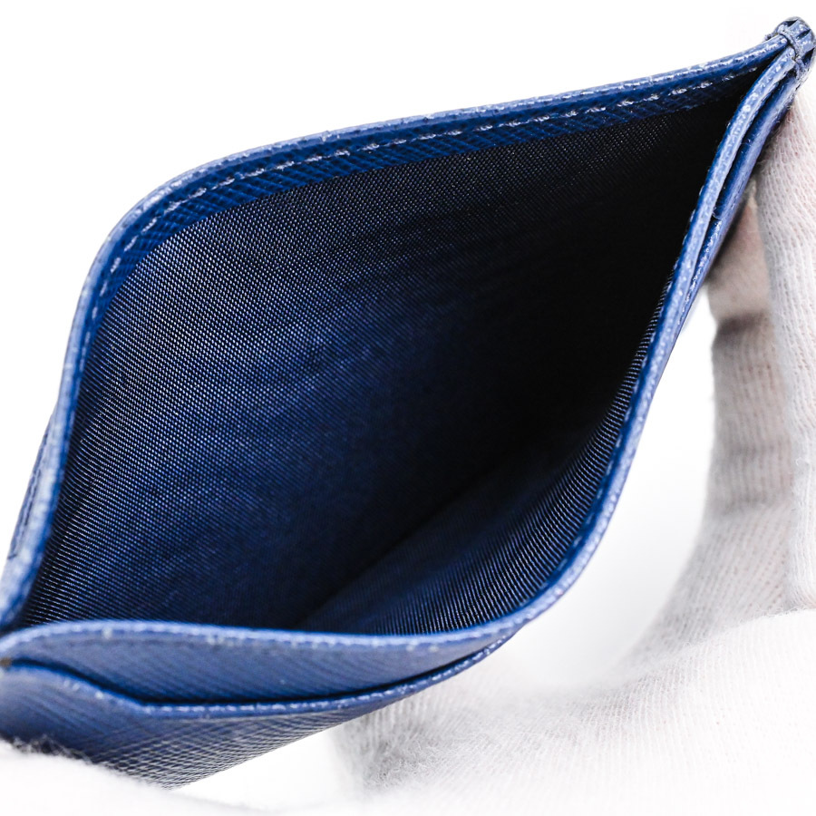  Prada футляр для карточек футляр для карточек 1MC208 голубой унисекс б/у AB товар 