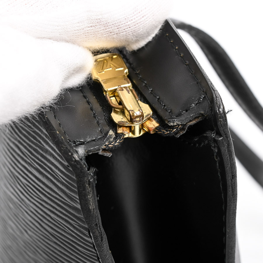 ルイヴィトン サンジャックショッピング ショルダーバッグ M52262 ブラック レディース 中古AB品_画像9