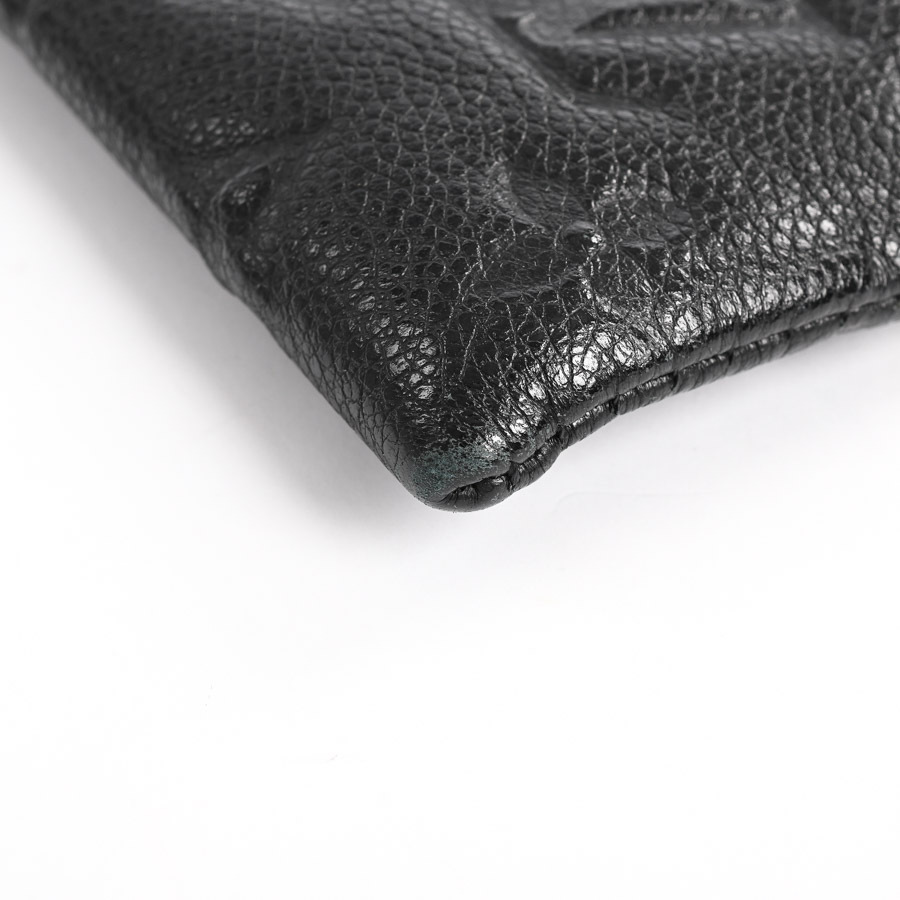 ルイヴィトン デイリーポーチ クラッチバッグ M62937 ブラック レディース 中古AB品_画像7