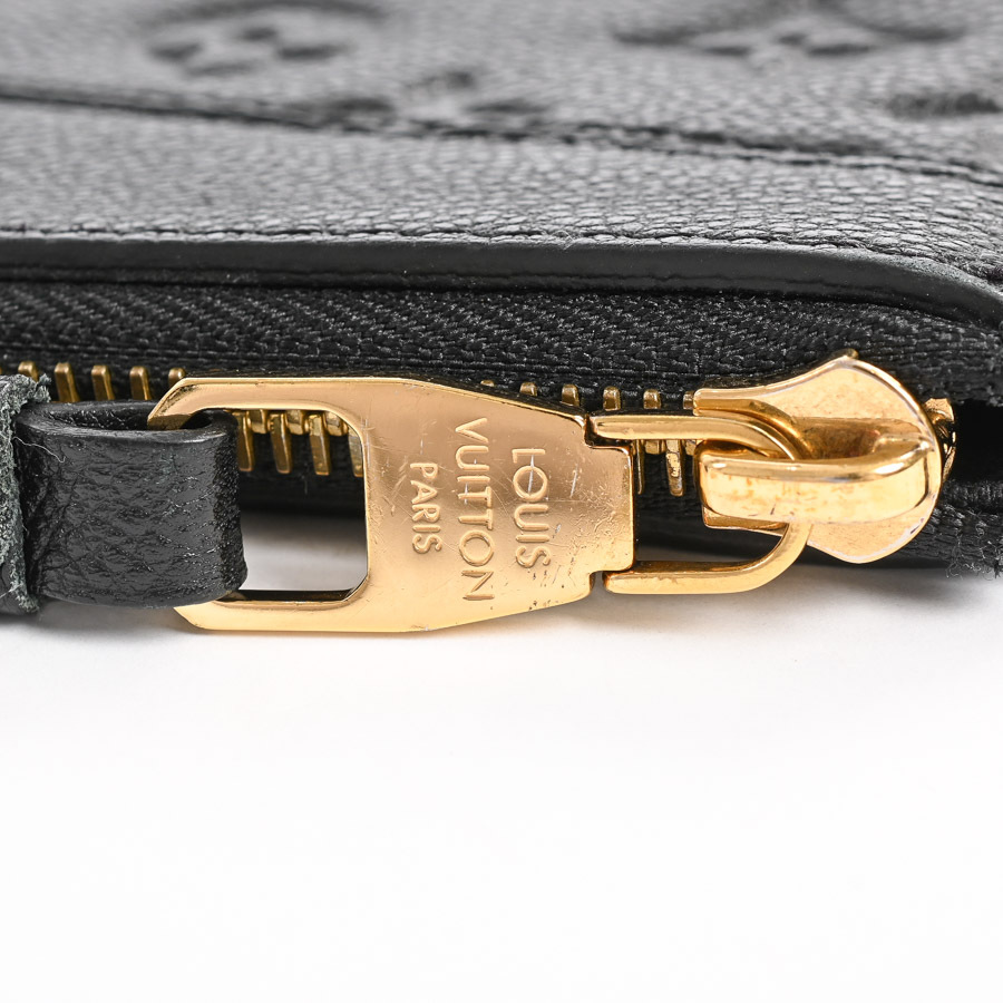 ルイヴィトン デイリーポーチ クラッチバッグ M62937 ブラック レディース 中古AB品_画像8