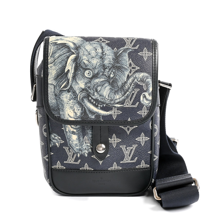 ルイヴィトン メッセンジャーBB ショルダーバッグ M54246 ネイビー メンズ 中古AB品_画像1