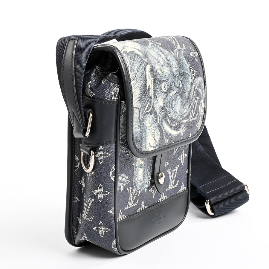 ルイヴィトン メッセンジャーBB ショルダーバッグ M54246 ネイビー メンズ 中古AB品_画像2