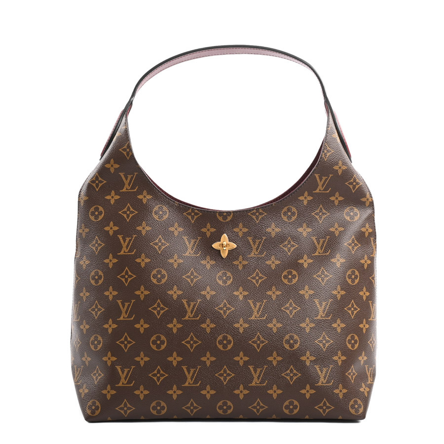  Louis Vuitton цветок сигнал bo- сумка на плечо M43547 бордо женский б/у A товар 