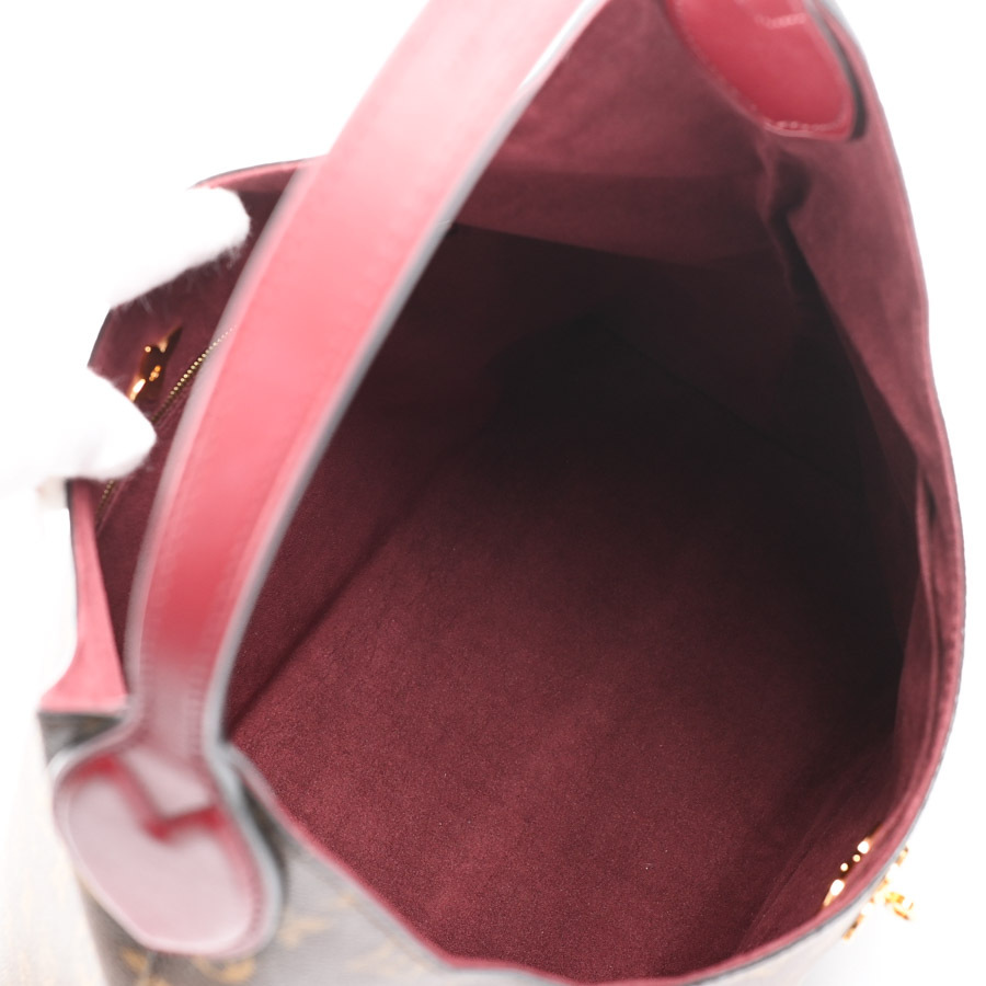  Louis Vuitton цветок сигнал bo- сумка на плечо M43547 бордо женский б/у A товар 