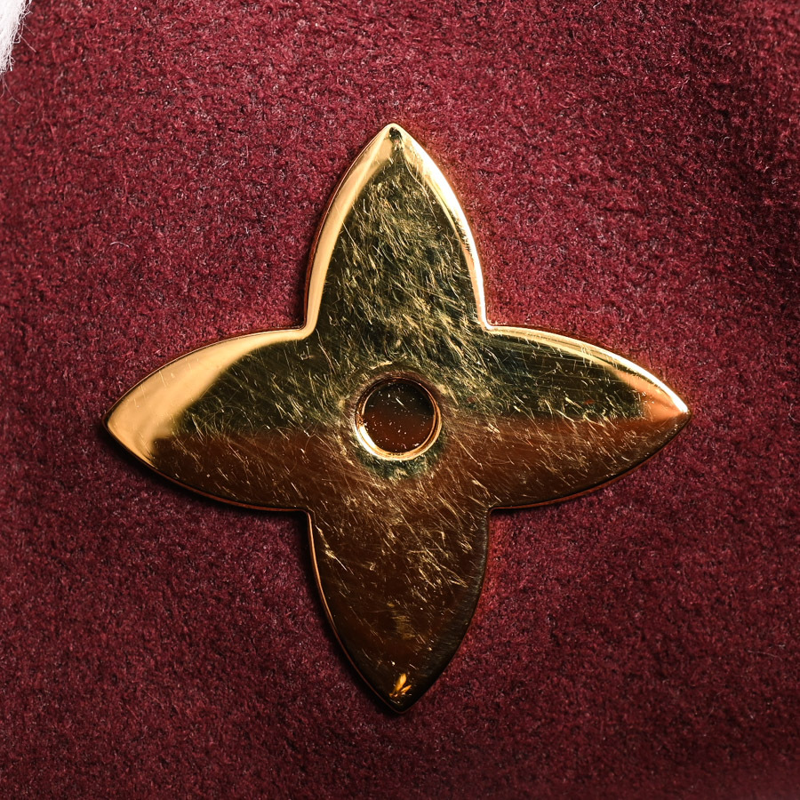  Louis Vuitton цветок сигнал bo- сумка на плечо M43547 бордо женский б/у A товар 