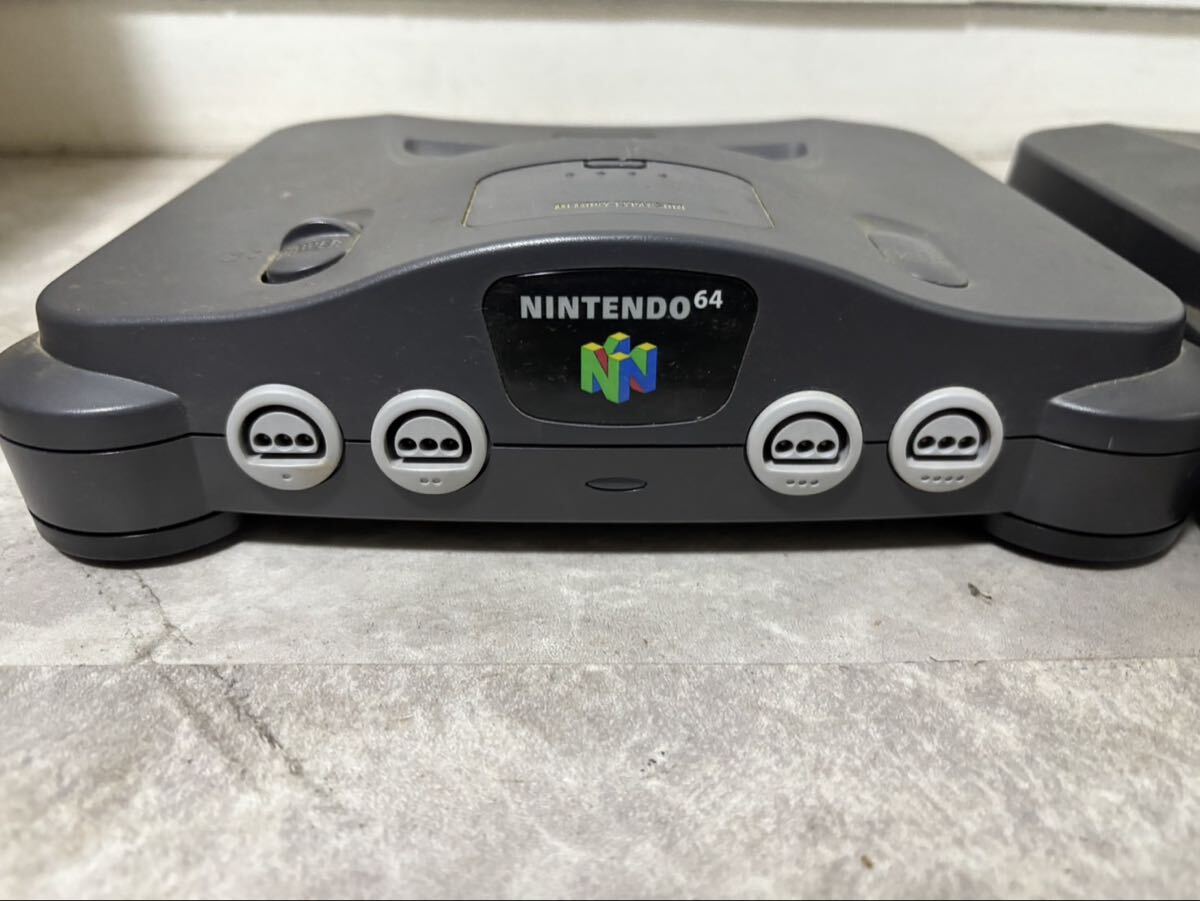 任天堂 Nintendo ニンテンドー64 N64 NUS-001 本体 コントローラー アダプタ ケーブル メモリー拡張パック　2台まとめて　本体通電確認済　_画像5