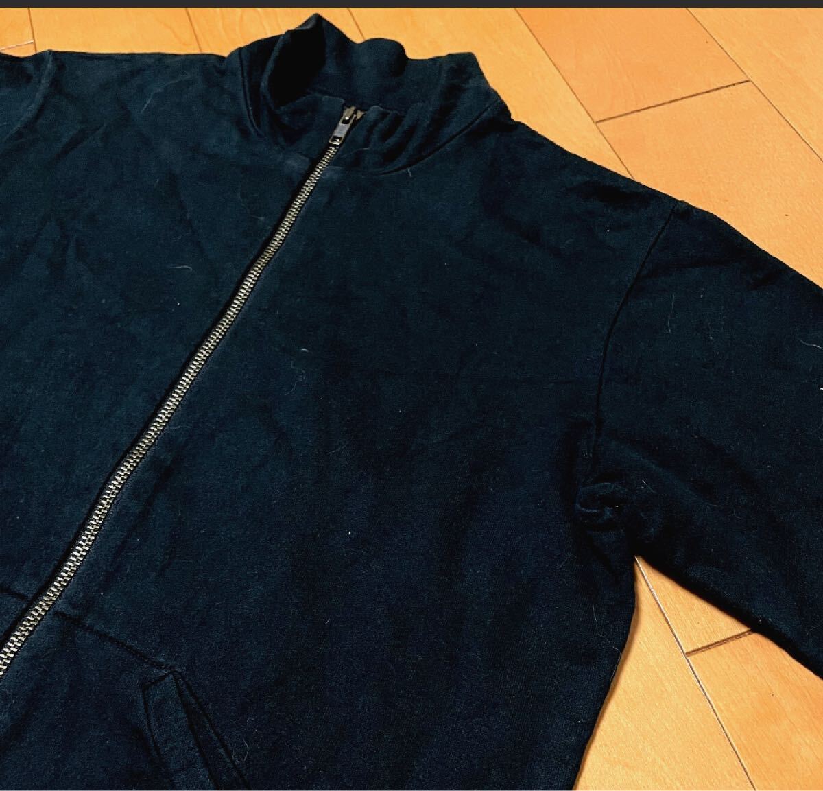 アニエス・ベーブラックコットンジャージ_画像1