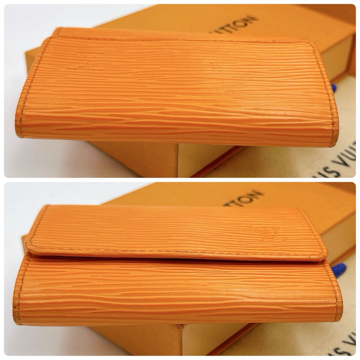 6046[ почти превосходный товар ]LOUIS VUITTON Louis Vuitton epi myurutikre6 6 полосный чехол для ключей ключ inserting M6381H/CA0045