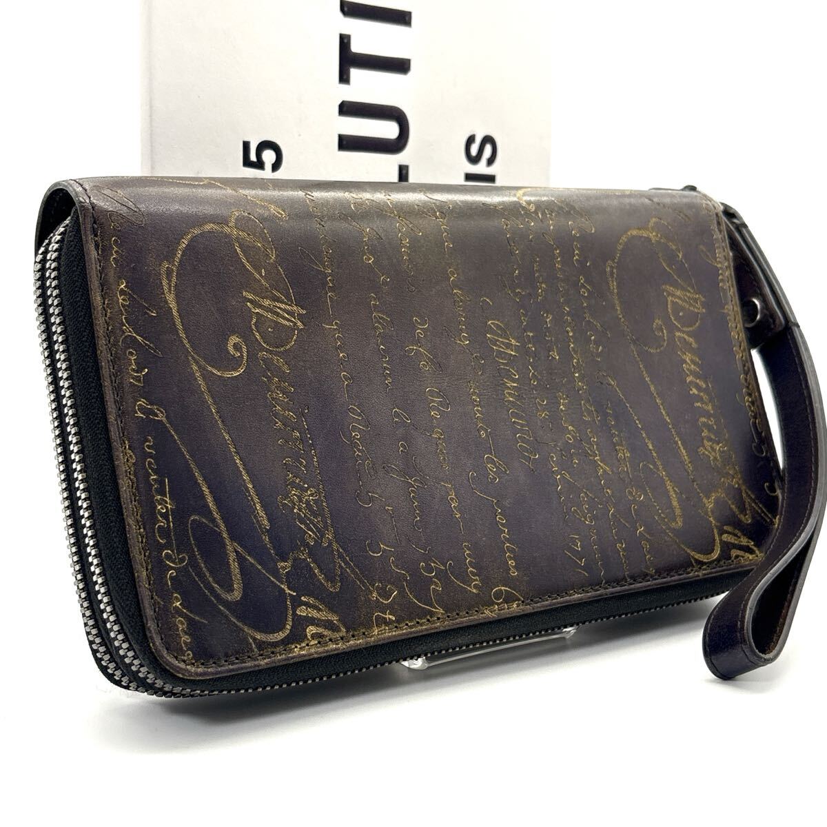 最高峰品◆BERLUTI ベルルッティ オーガナイザー タリ 長財布 カリグラフィ Wファスナー クラッチバッグ_画像2