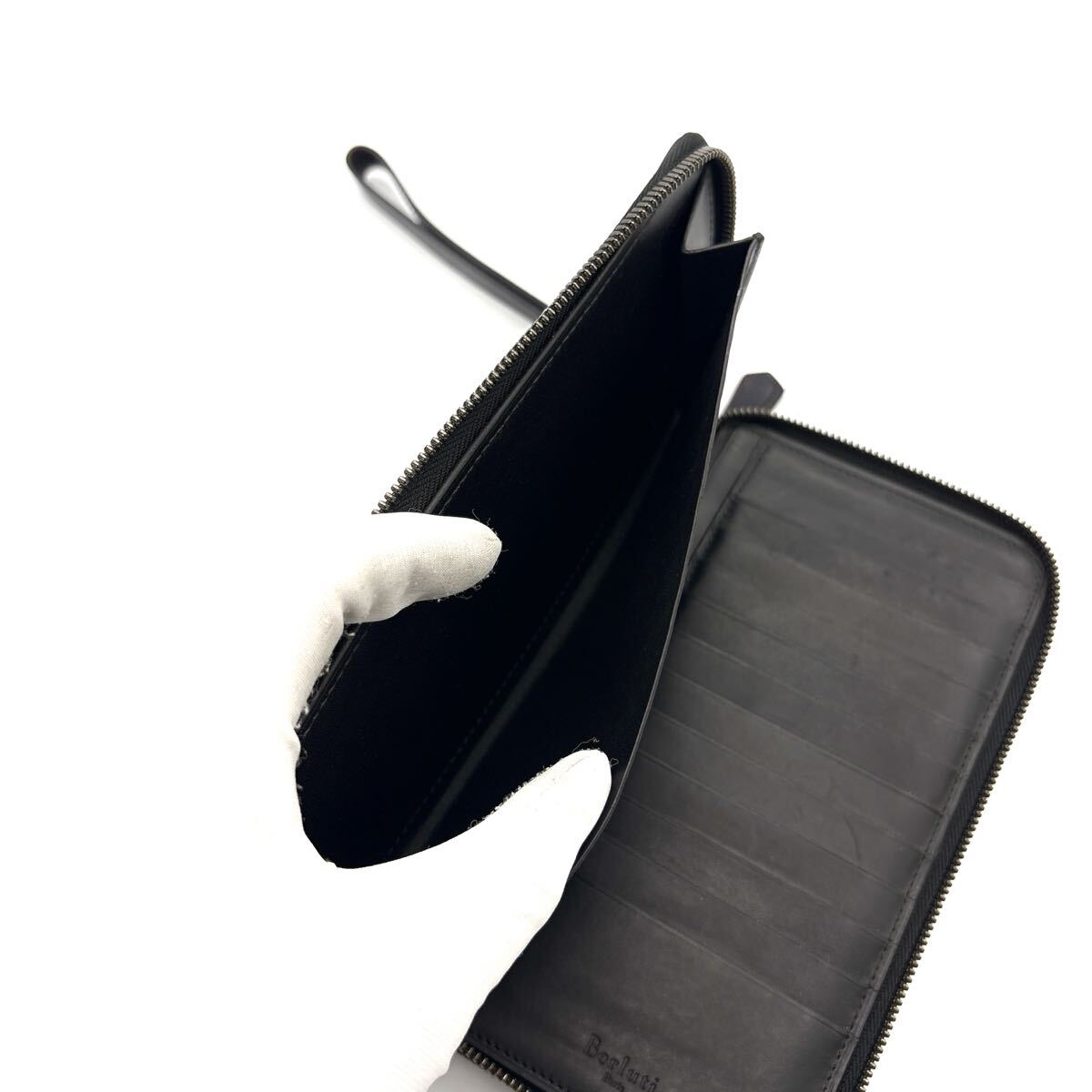 最高峰品◆BERLUTI ベルルッティ オーガナイザー タリ 長財布 カリグラフィ Wファスナー クラッチバッグ_画像7