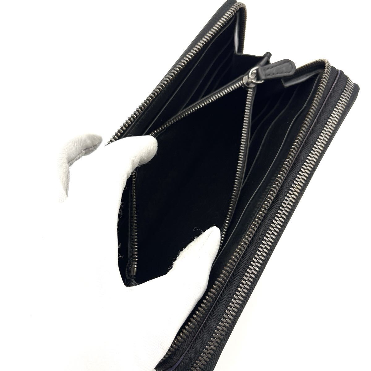 最高峰品◆BERLUTI ベルルッティ オーガナイザー タリ 長財布 カリグラフィ Wファスナー クラッチバッグ_画像9