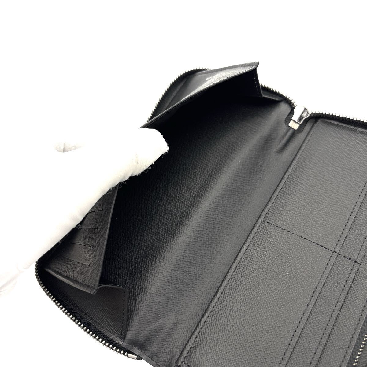 現行◆未使用級◆LOUIS VUITTON ルイヴィトン ジッピーヴェルティカル モノグラム エクリプス 長財布 ノワール ブラック_画像8