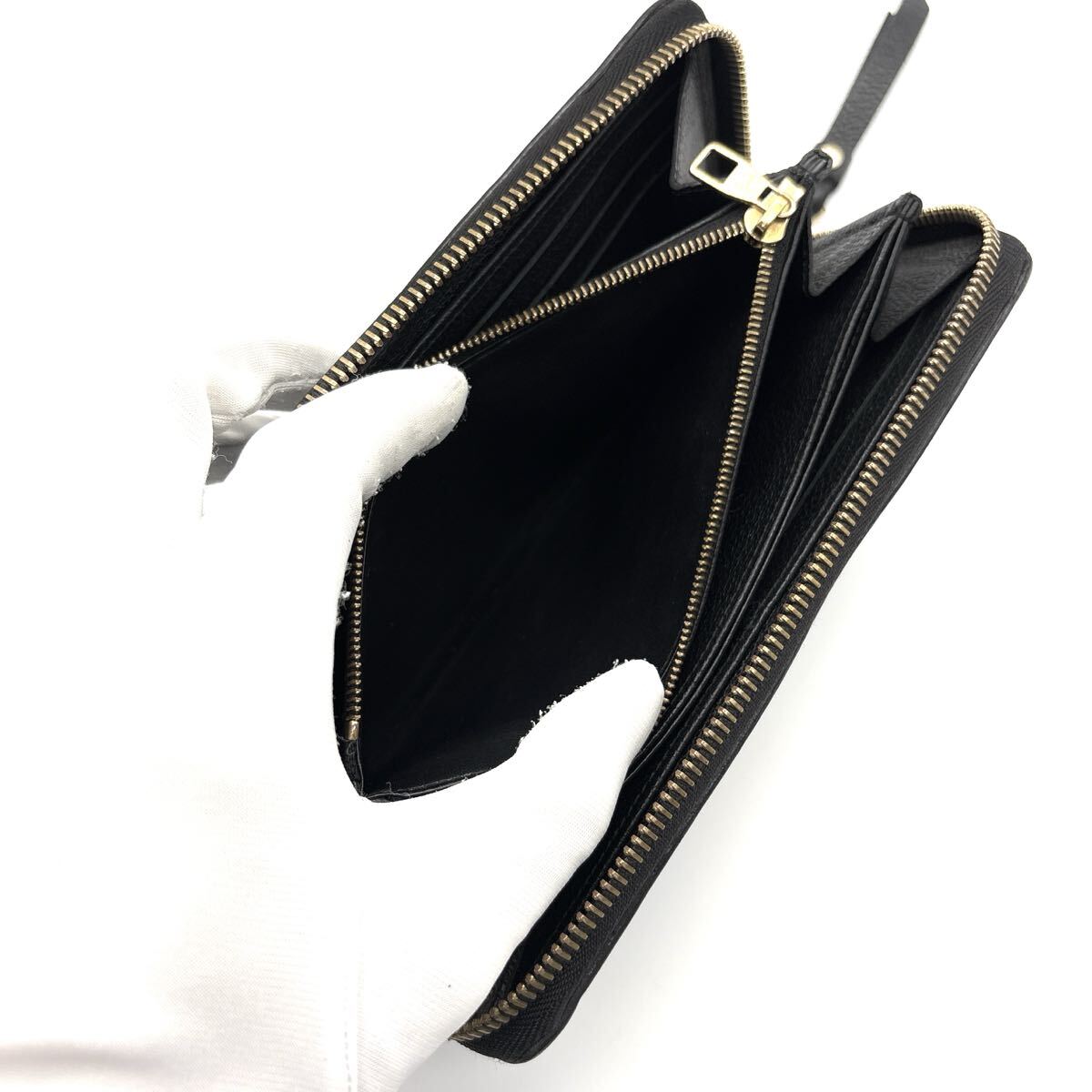 現行型◆LOUIS VUITTON ルイヴィトン ジッピーウォレット モノグラム アンプラント 長財布 ロングウォレット ノワール ブラック_画像9