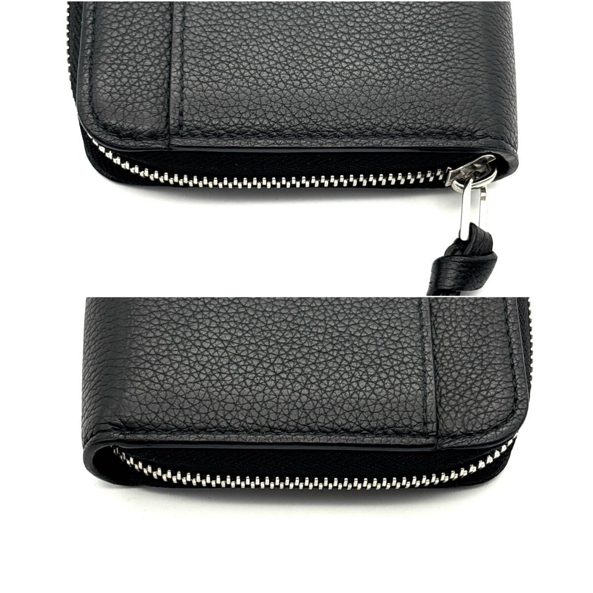 現行◆極美品◆LOUIS VUITTON ルイヴィトン ジッピーウォレット ロックミー LVロゴ 長財布 ノワール ブラック メンズ_画像4