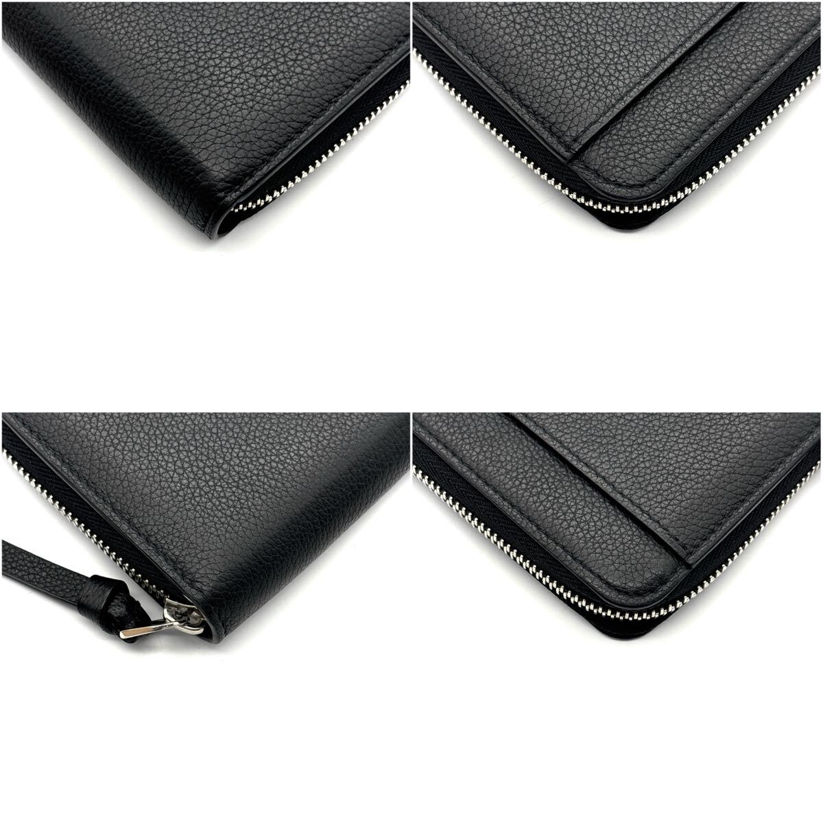 現行◆極美品◆LOUIS VUITTON ルイヴィトン ジッピーウォレット ロックミー LVロゴ 長財布 ノワール ブラック メンズ_画像5