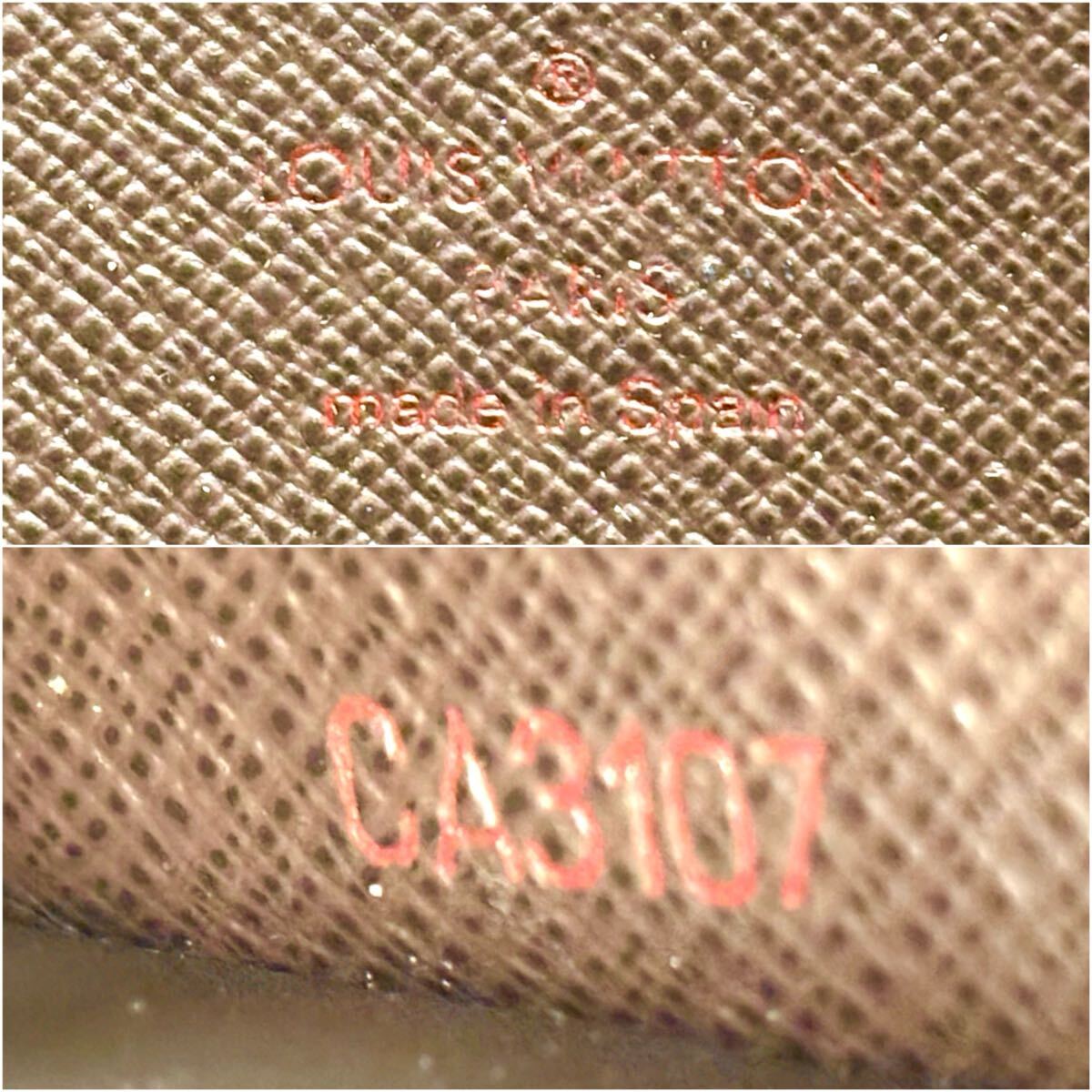 現行型◆極美品◆LOUIS VUITTON ルイヴィトン ジッピーウォレット ダミエ エベヌ ロングウォレット 長財布 ブラウン_画像10