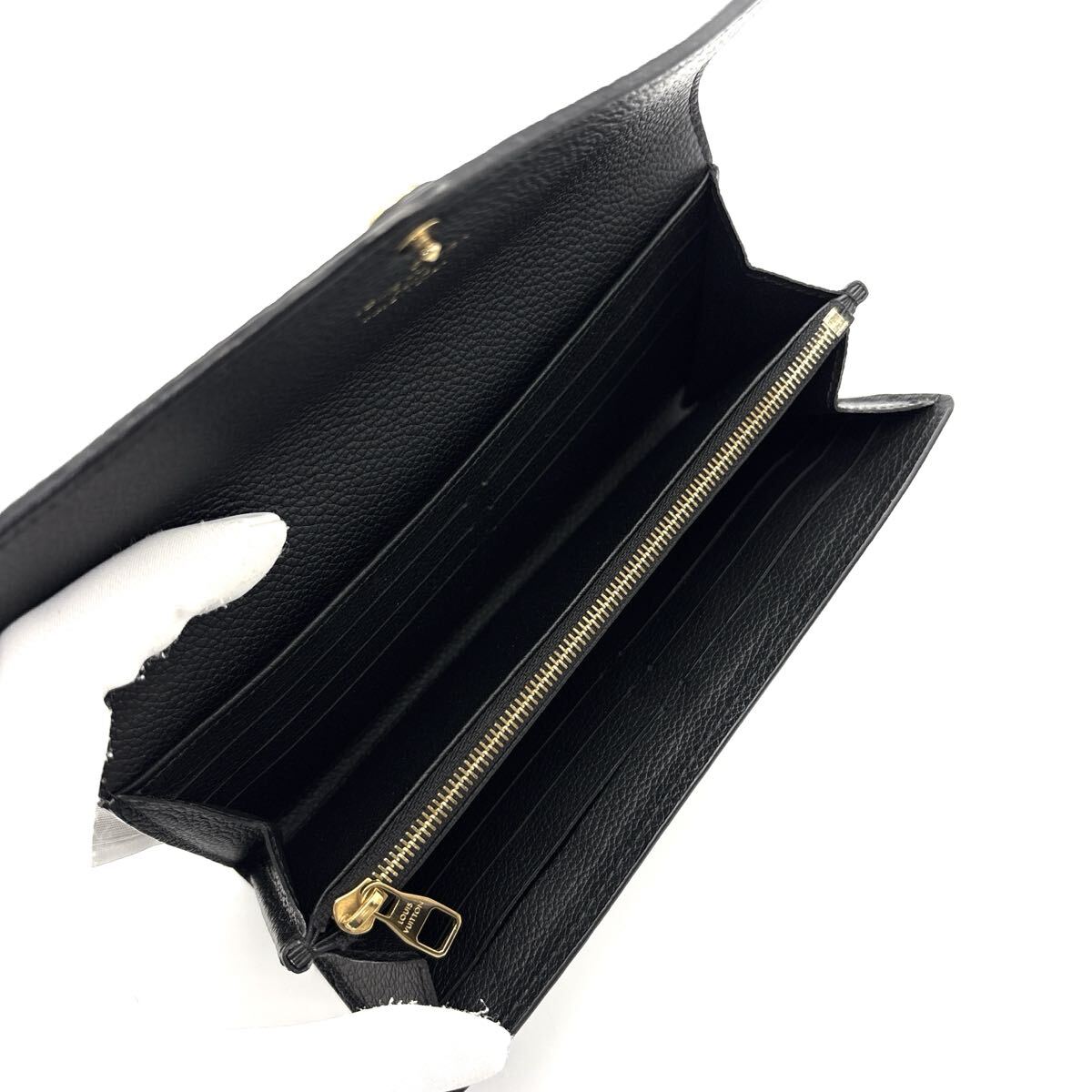 未使用級◆LOUIS VUITTON ルイヴィトン ポルトフォイユ サラ モノグラム アンプラント 長財布 バイカラー メンズ レディース_画像8