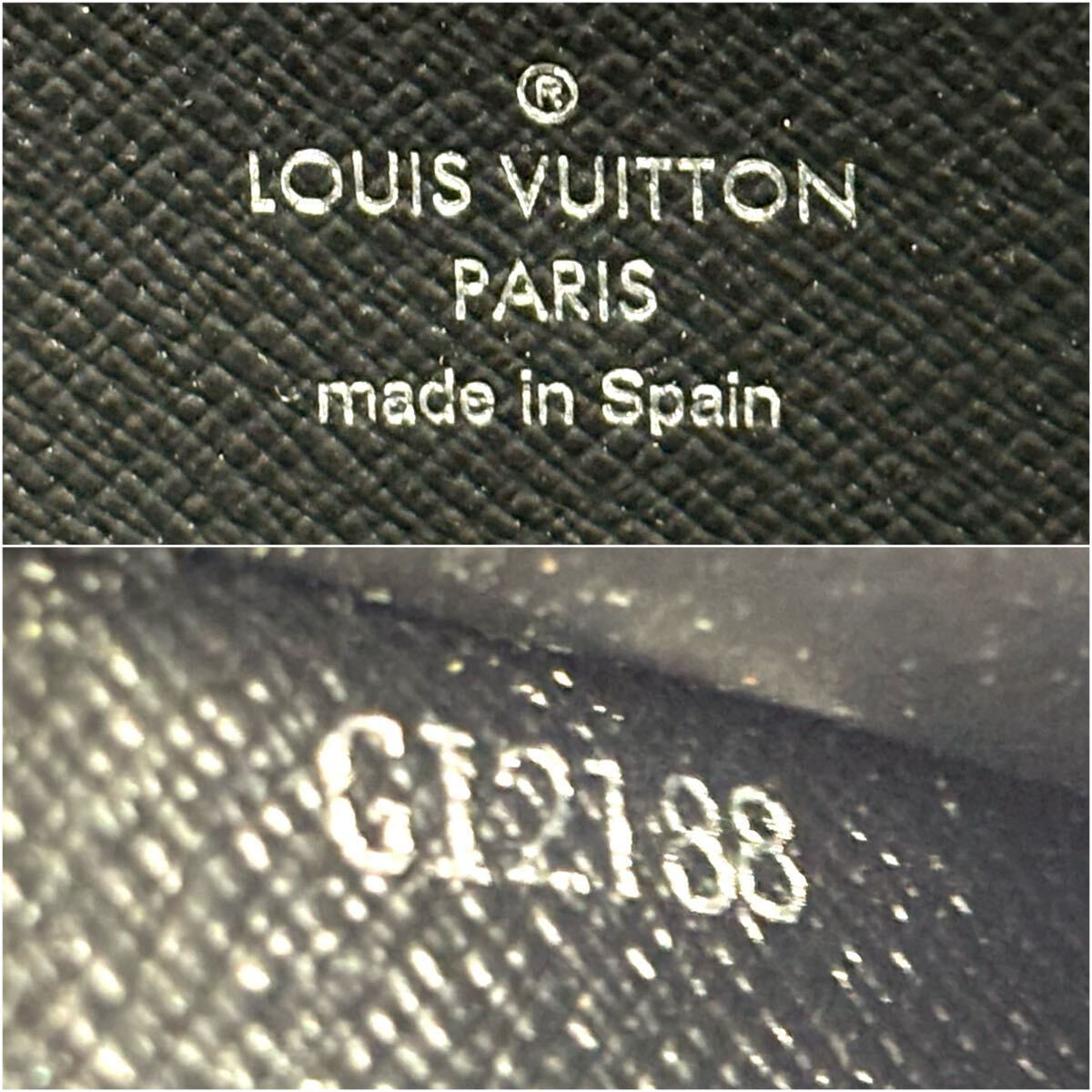 現行型◆極美品◆LOUIS VUITTON ルイヴィトン ジッピーウォレット エピ LVロゴ 長財布 ロングウォレット ノワール メンズ_画像10