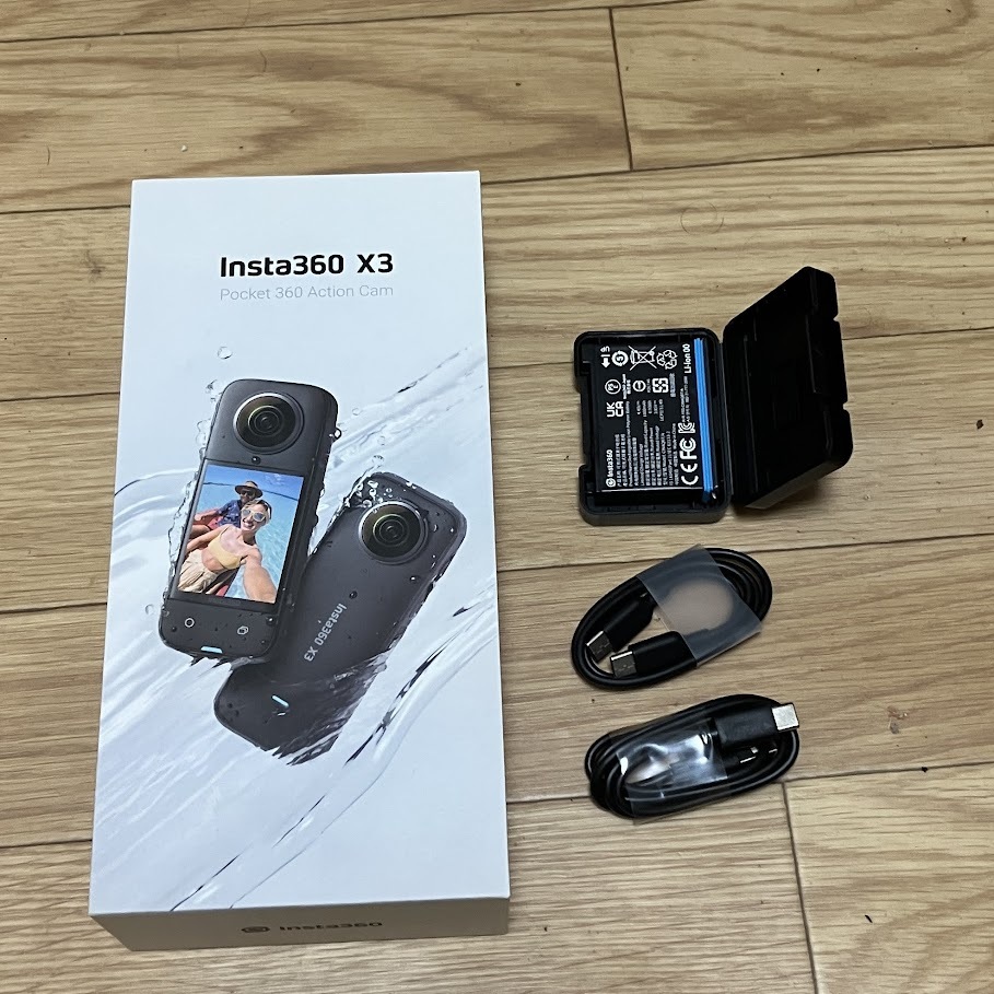 Insta360X3 レンズガード付き（交換用1枚あり）_画像2