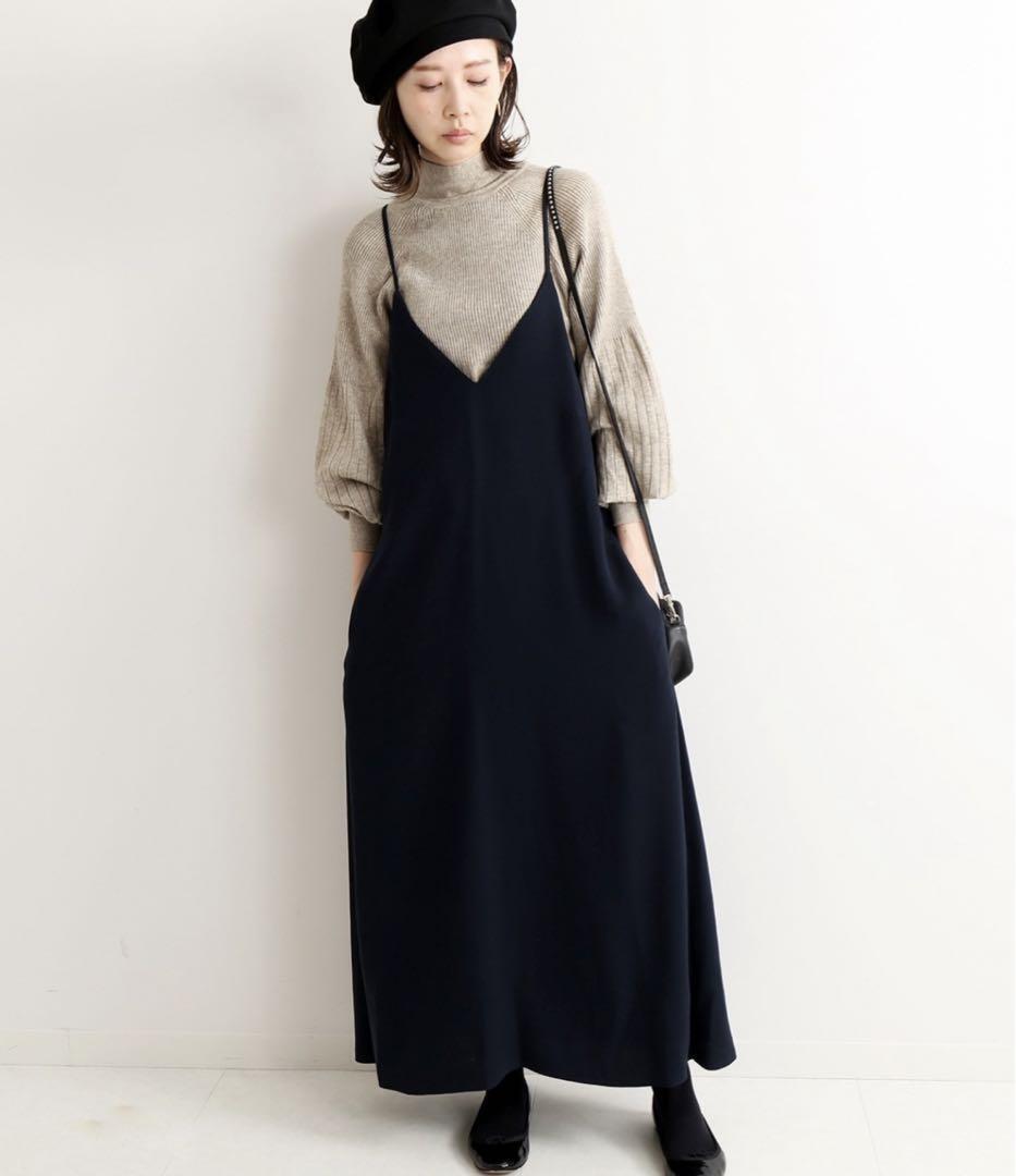 ∞ IENA イエナ TORRAZZO DONNA ボウタイ リブ ニット　アンゴラ フワリ袖　ベージュ　バックリボン　プルオーバー　∞_画像3