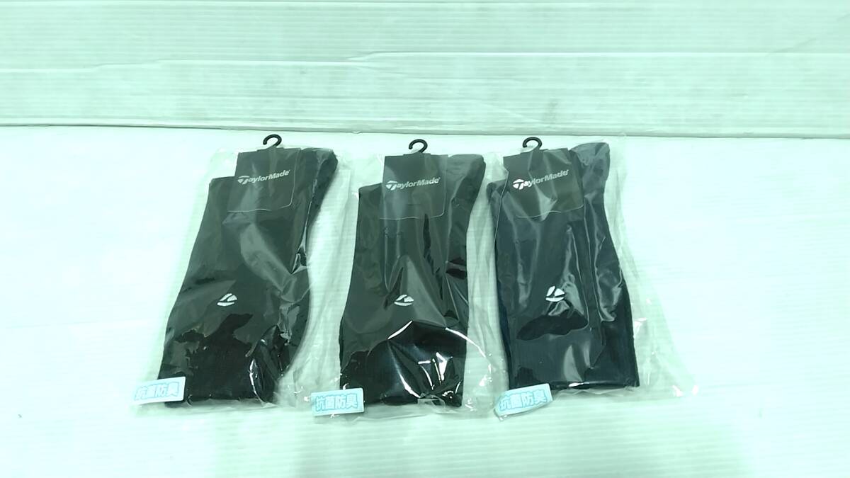 テーラーメイド　ゴルフソックス　4点セット BK・WH　日本仕様　新品　(19)_画像2