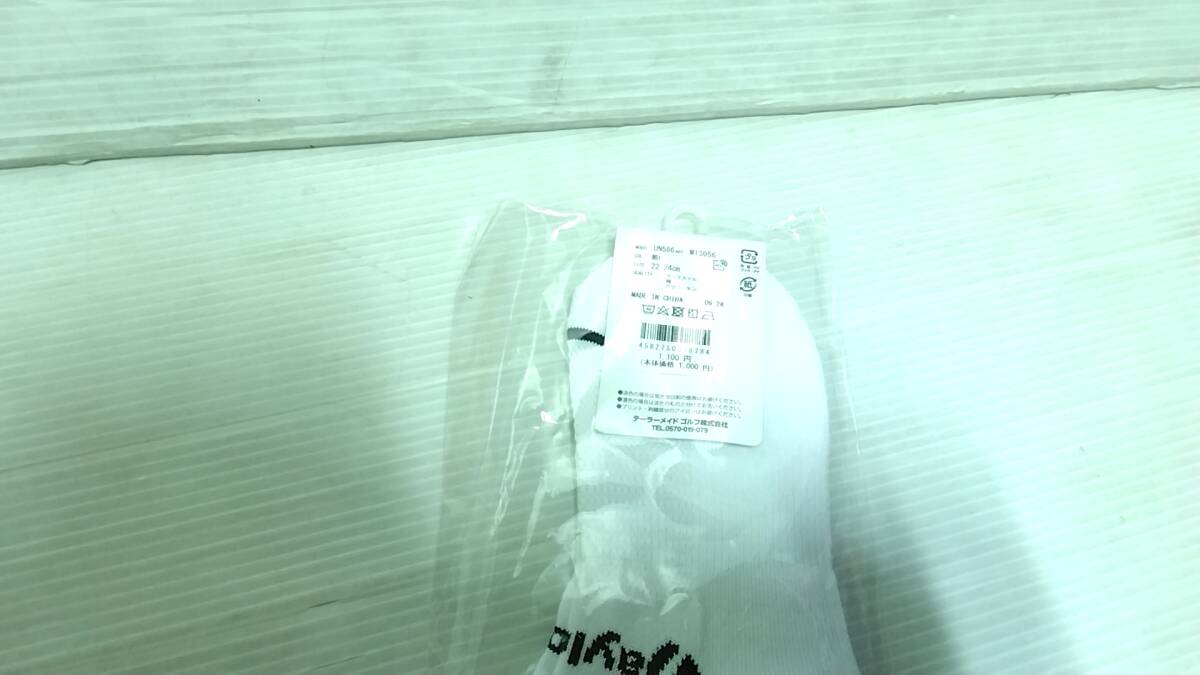 テーラーメイド　ゴルフソックス　4点セット BK・WH　日本仕様　新品　(19)_画像5