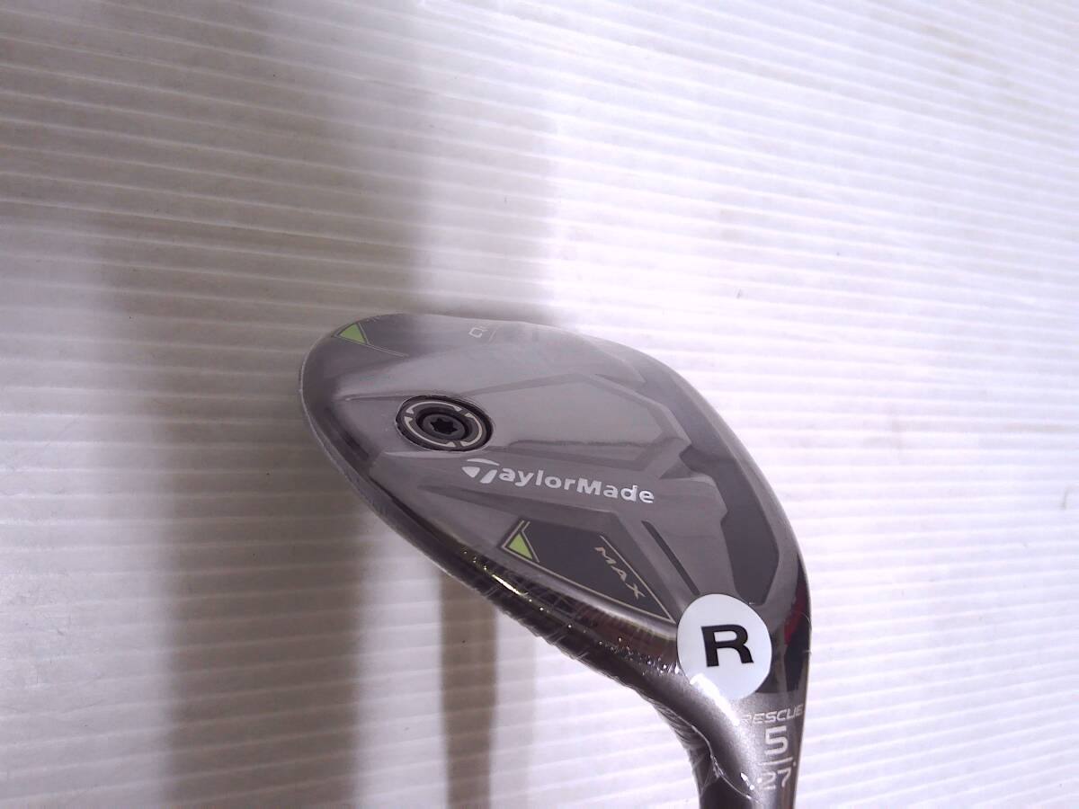 テーラーメイド　Qi35 MAX レスキュー #5 (27.0°)　純正Diamana Blue TM60(R)　H/C有　日本仕様　新品_画像1