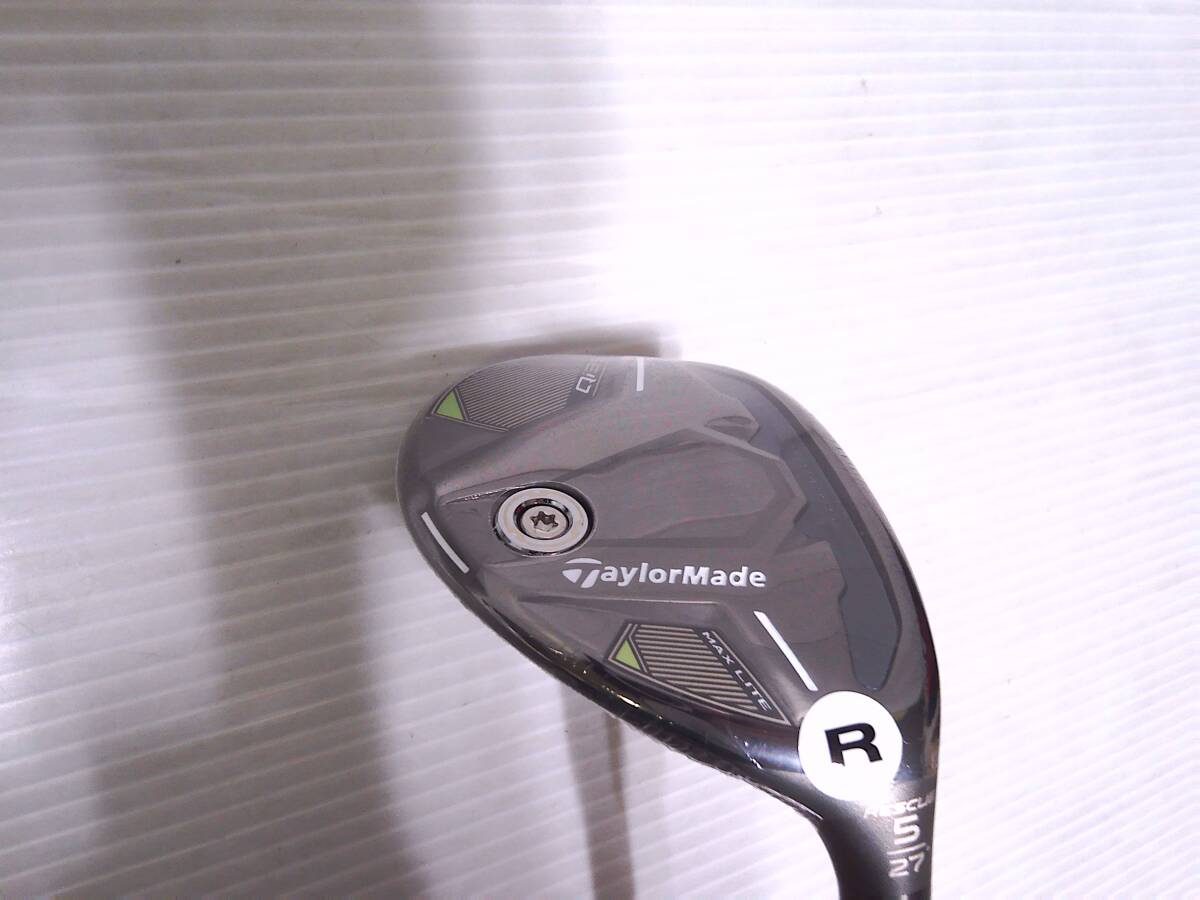テーラーメイド　Qi35 MAX LITE レスキュー#5 (27.0°)　純正Air Speeder TM(R)　H/C有　日本仕様　新品　_画像1