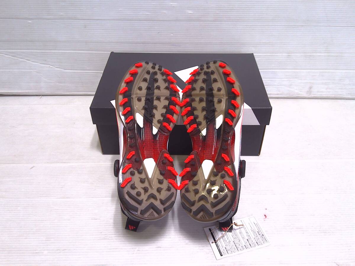 アディダス ゴルフシューズ アディゼロ ZG BOA IH9896 26.0cm ホワイト/レッド/ブラック 日本仕様 新品 _画像4