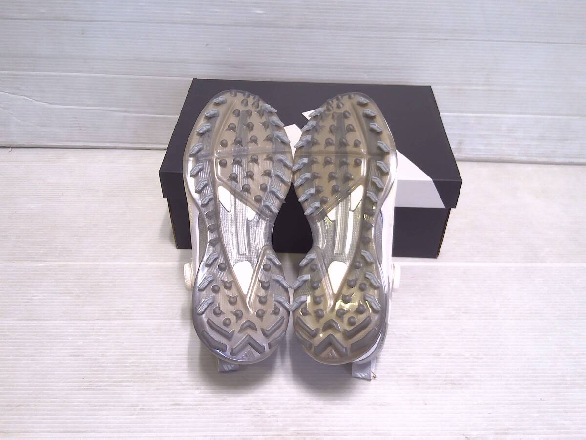 アディダス　ゴルフシューズ　アディゼロ ZG BOA　IH3357　25.0cm　ホワイト/シルバー/グレー　日本仕様　新品_画像4