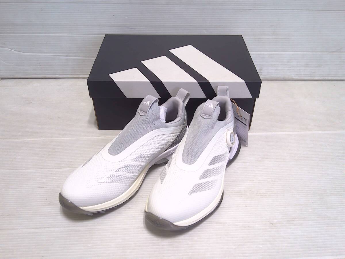 アディダス　ゴルフシューズ　アディゼロ ZG BOA　IH3357　26.5cm　ホワイト/シルバー/グレー　日本仕様　新品_画像1