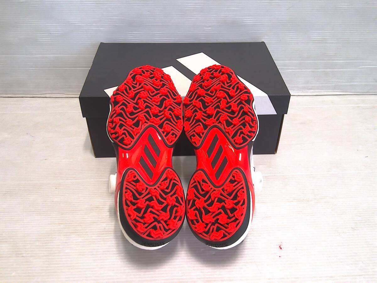 アディダス　ゴルフシューズ　コードカオスBOA 25　IH8444　25.0cm　ホワイト/ブラック/レッド　日本仕様　新品_画像4