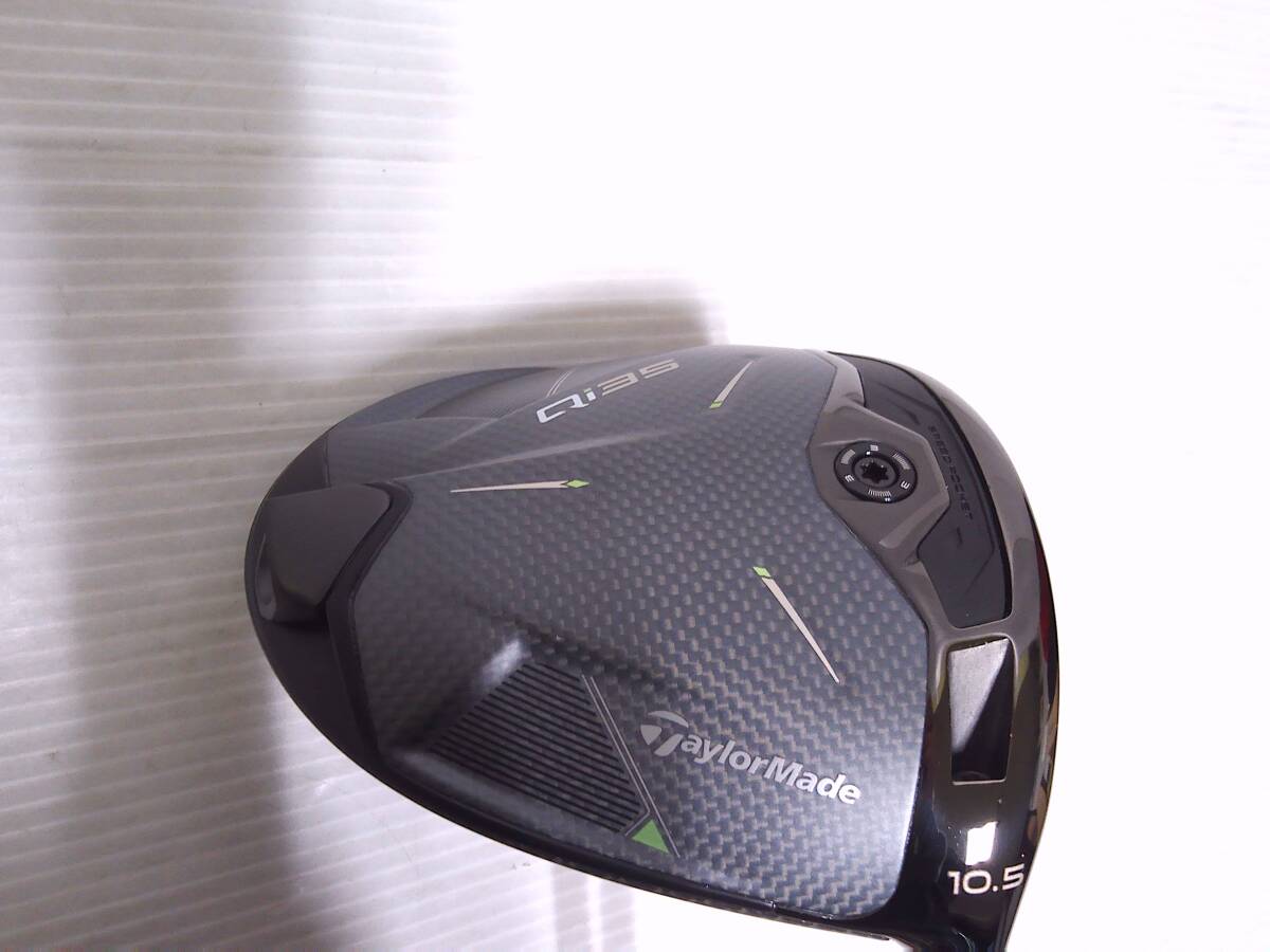 中古 テーラーメイド Qi35 ドライバー 10.5° 純正Diamana Blue TM50(SR) H/C無し 日本仕様 (2)_画像1