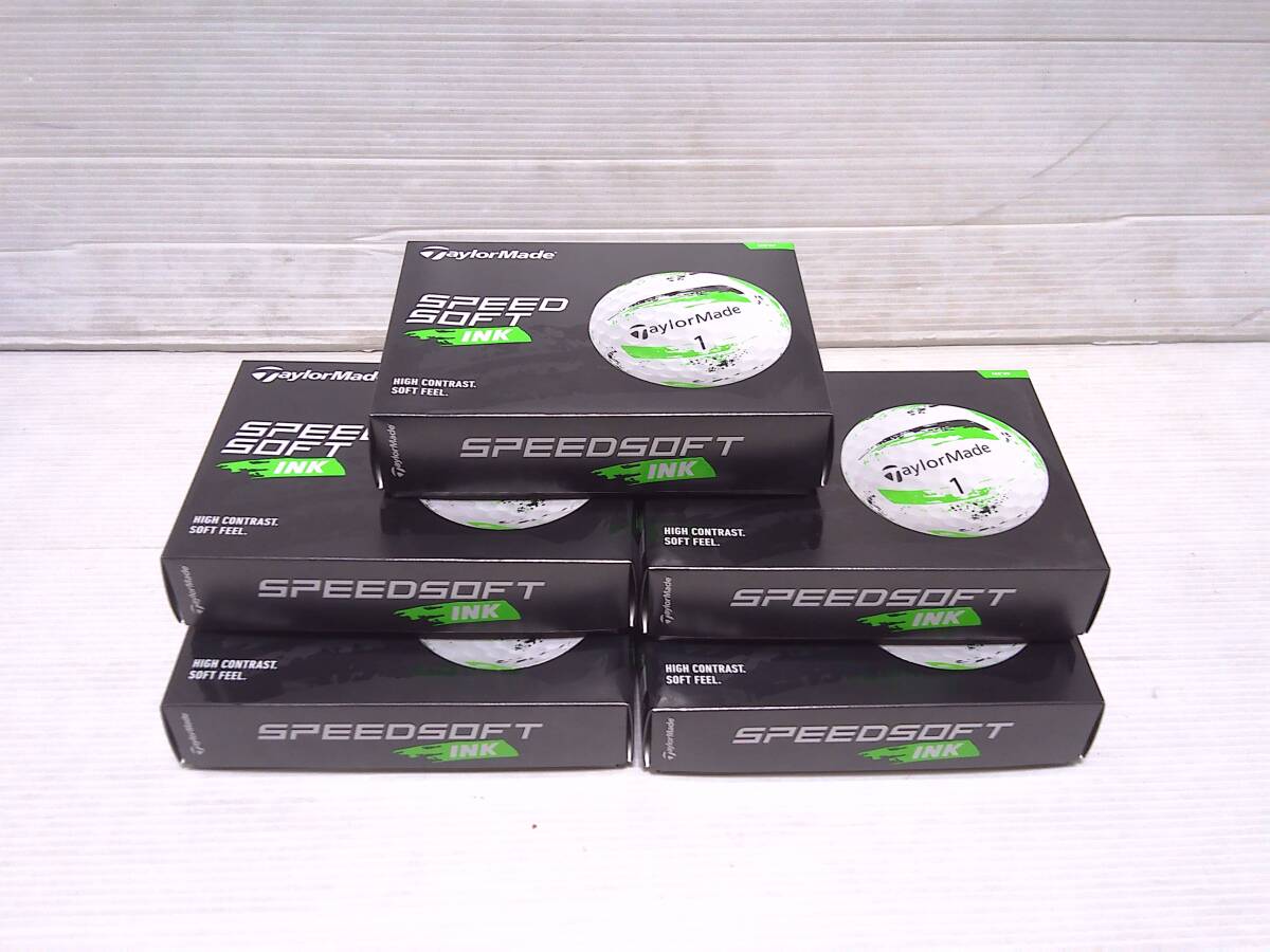テーラーメイド　ゴルフボール　SpeedSoft INK GREEN　5ダースセット　日本仕様　新品_画像1