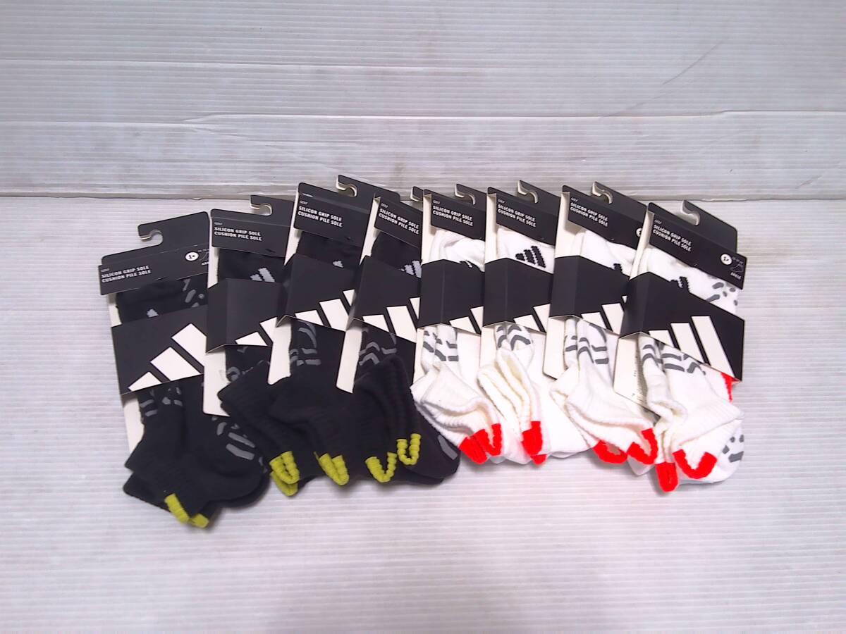 アディダス　ソックス　レディース　10点セット WH・BK　日本仕様　新品　(25)_画像1